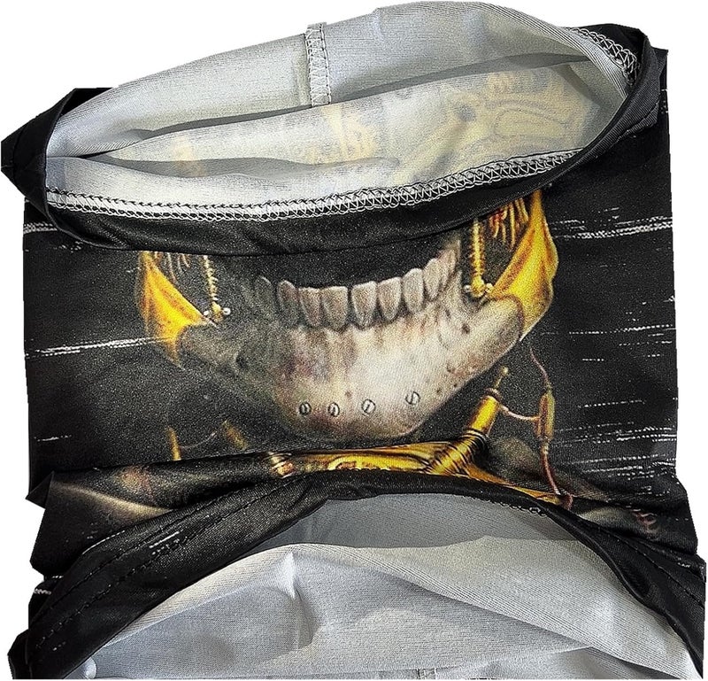 WYSUMMER Scarves Bandanas Skull Face Tube Headband, Gaiter Head Wrap Balaclava Magic Scarf Motorcycle Multi Function Headwear - Image 5